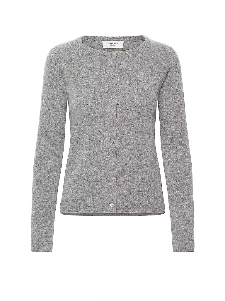 ROSEMUNDE | Strickjacke | hellgrau