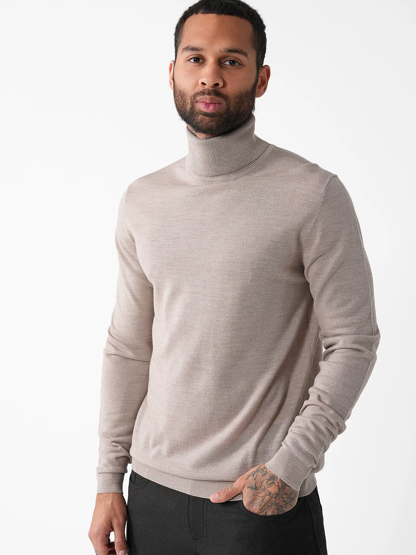 ROY ROBSON | Rollkragenpullover | beige