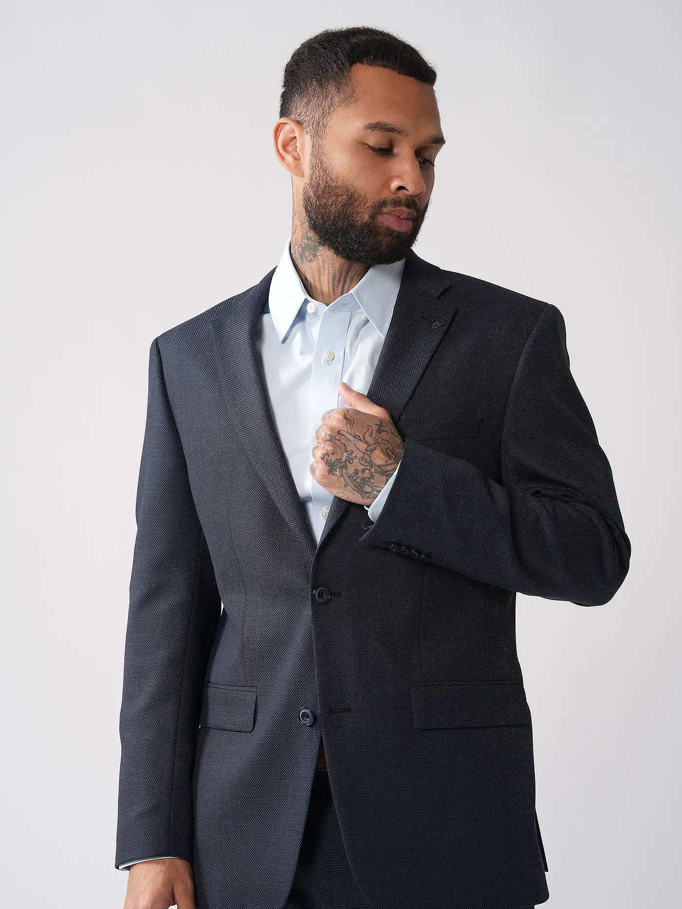 ROY ROBSON | Sakko Regular Fit PINPOINT | dunkelblau