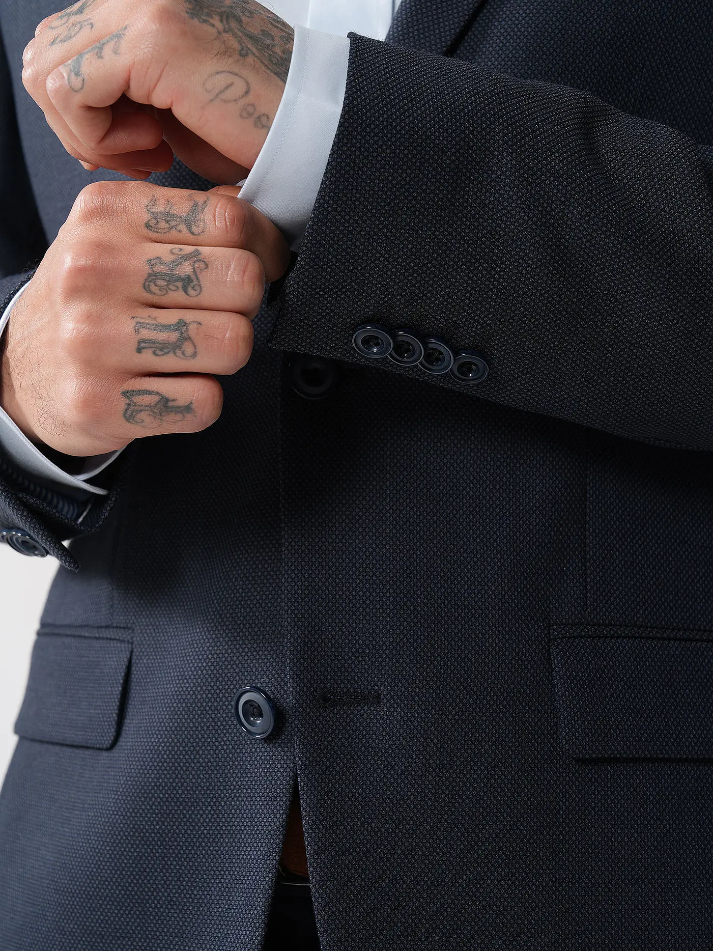ROY ROBSON | Sakko Regular Fit PINPOINT | dunkelblau