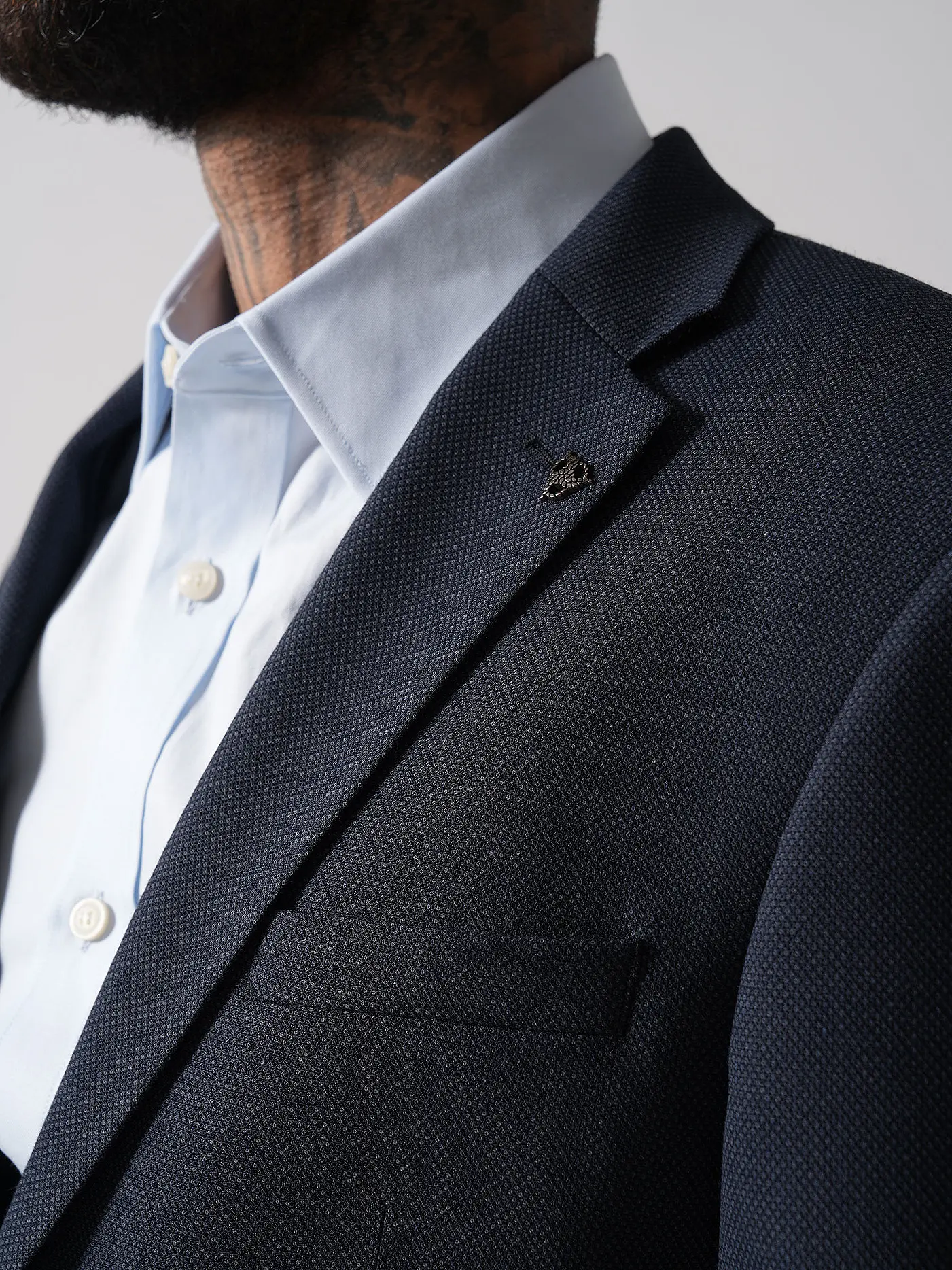 ROY ROBSON | Sakko Regular Fit PINPOINT | dunkelblau