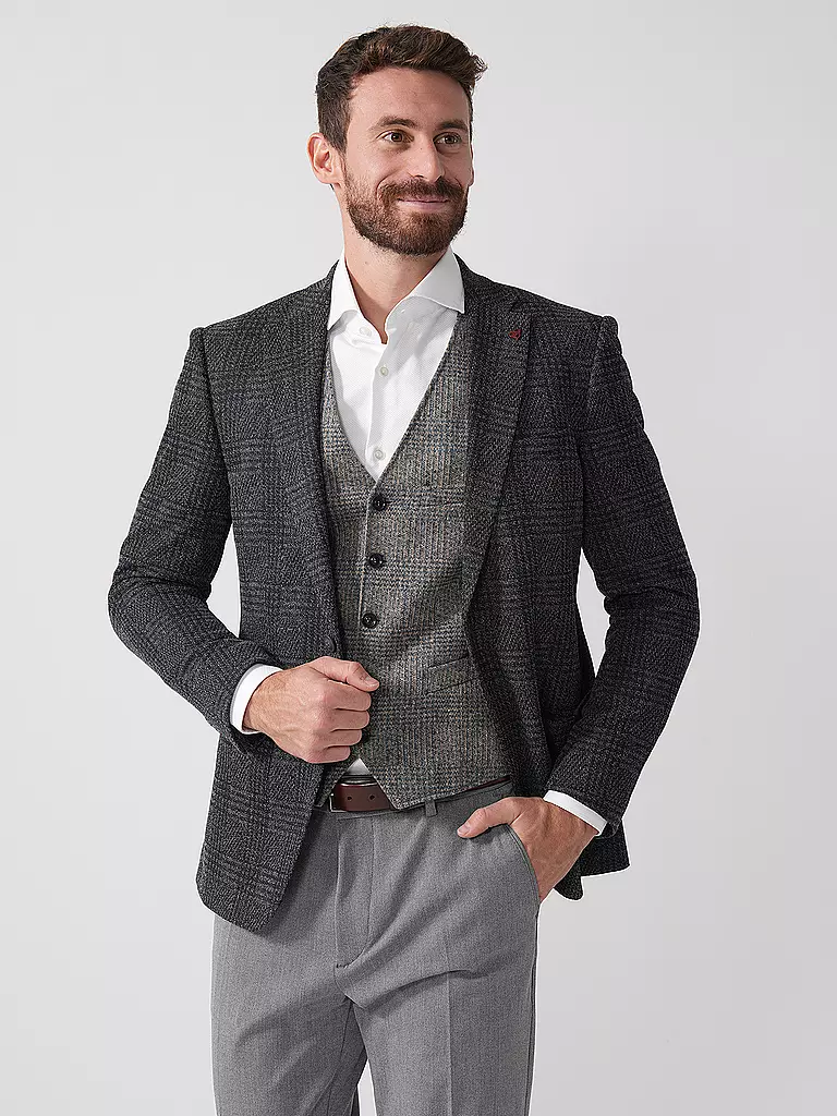 ROY ROBSON | Sakko Slim Fit | braun