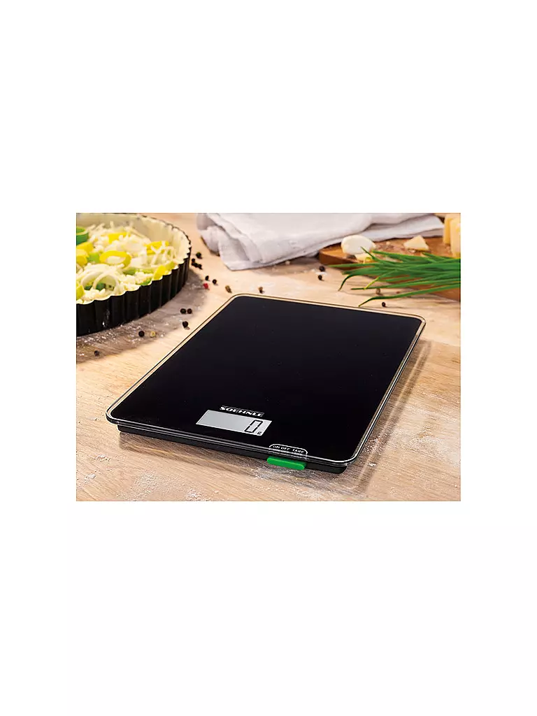 SÖHNLE | Digitale Küchenwaage Page Compact 100 Schwarz | schwarz