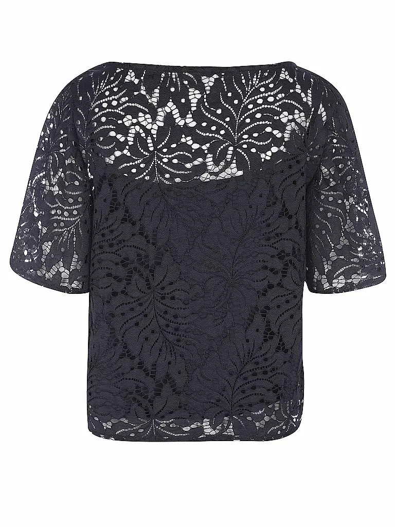 S.OLIVER BLACK LABEL | Bluse mit Spitze | blau
