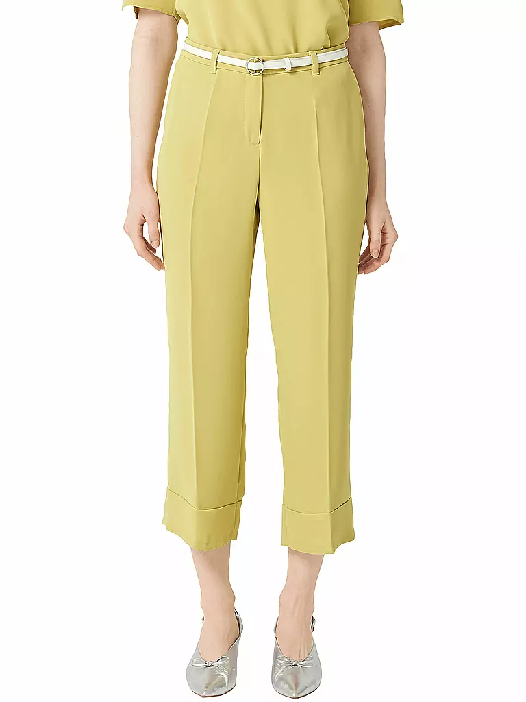 S.OLIVER BLACK LABEL | Culotte-Hose | gelb