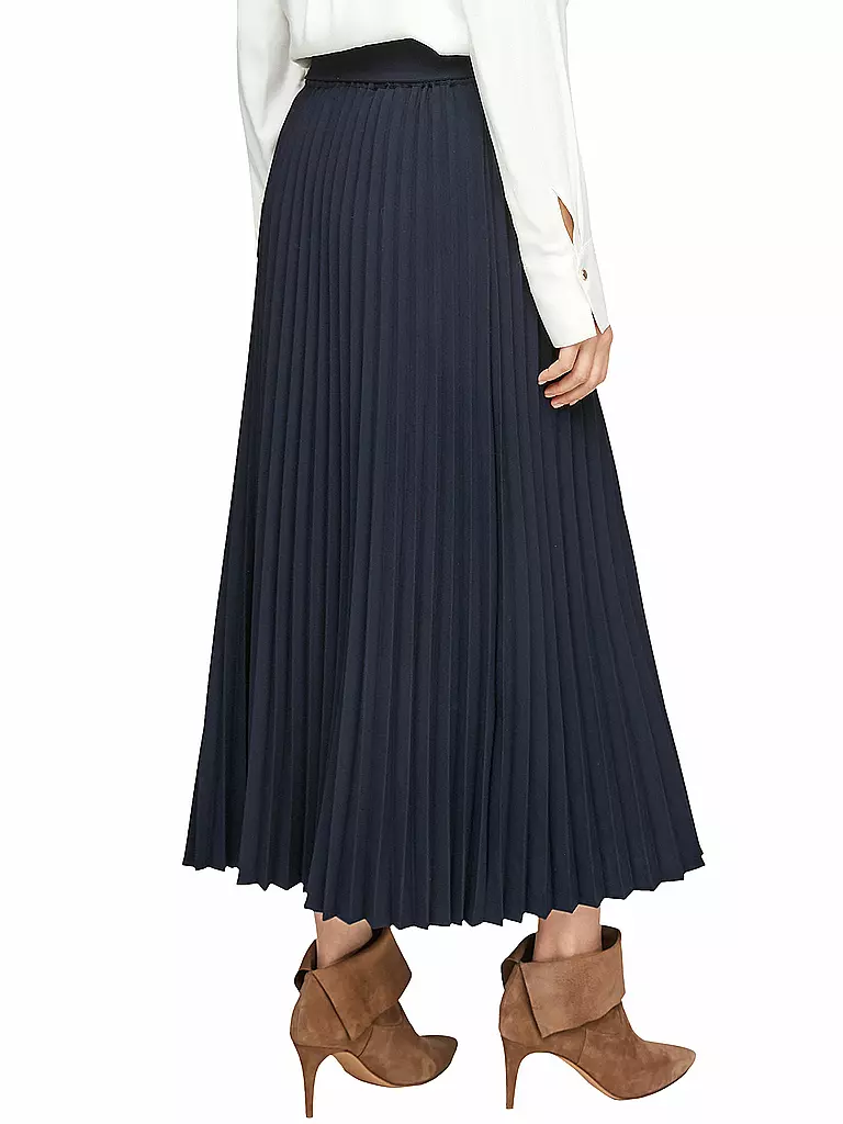 S.OLIVER BLACK LABEL | Plisseerock | blau