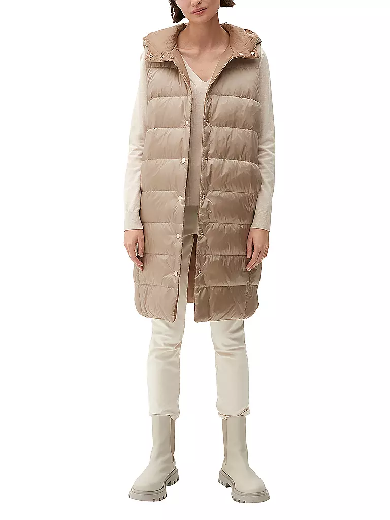 S.OLIVER BLACK LABEL | Wende-Steppgilet | beige