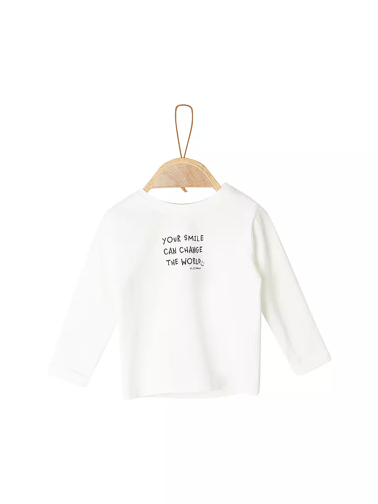 S.OLIVER | Baby Langarmshirt | weiß