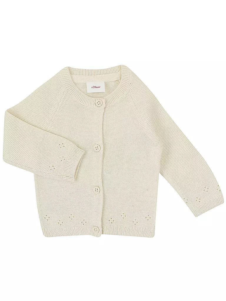 S.OLIVER | Baby Strickjacke | beige