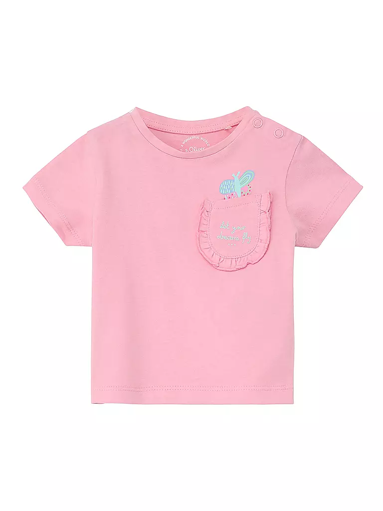 S.OLIVER | Baby T-Shirt  | rosa