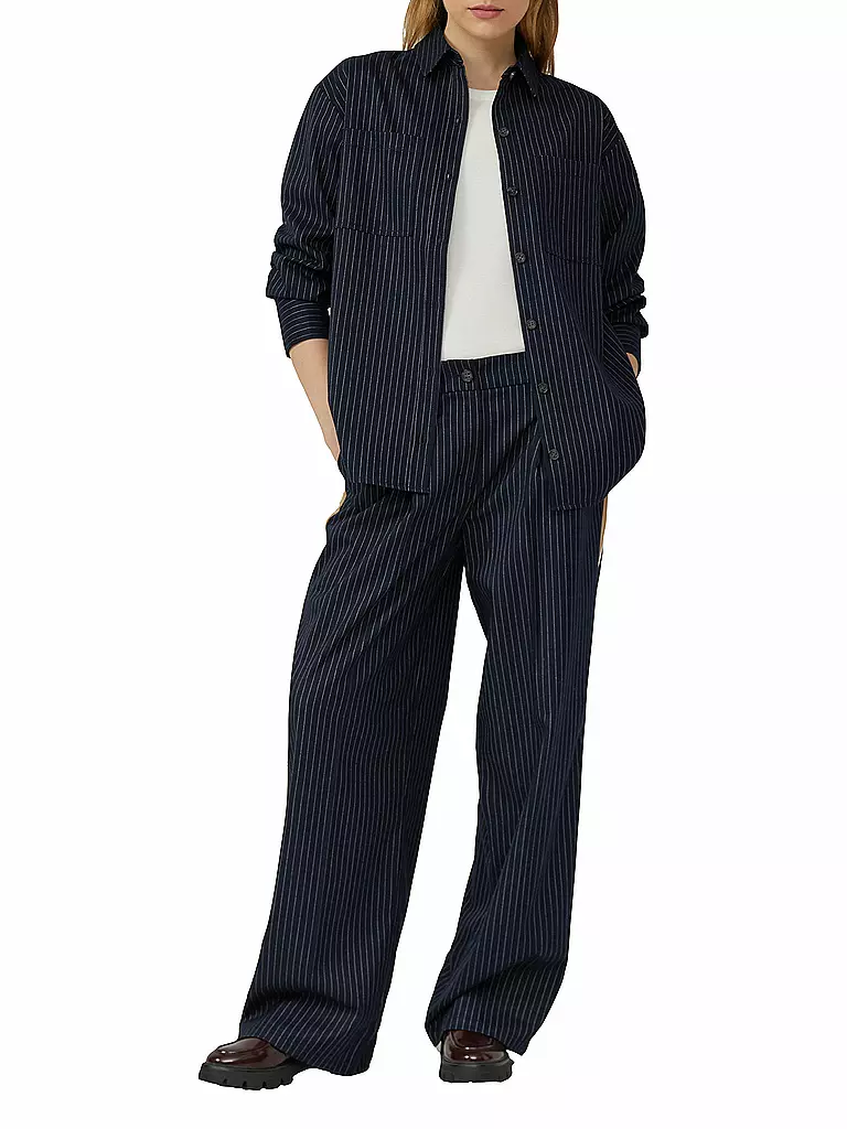S.OLIVER | Bluse  | dunkelblau