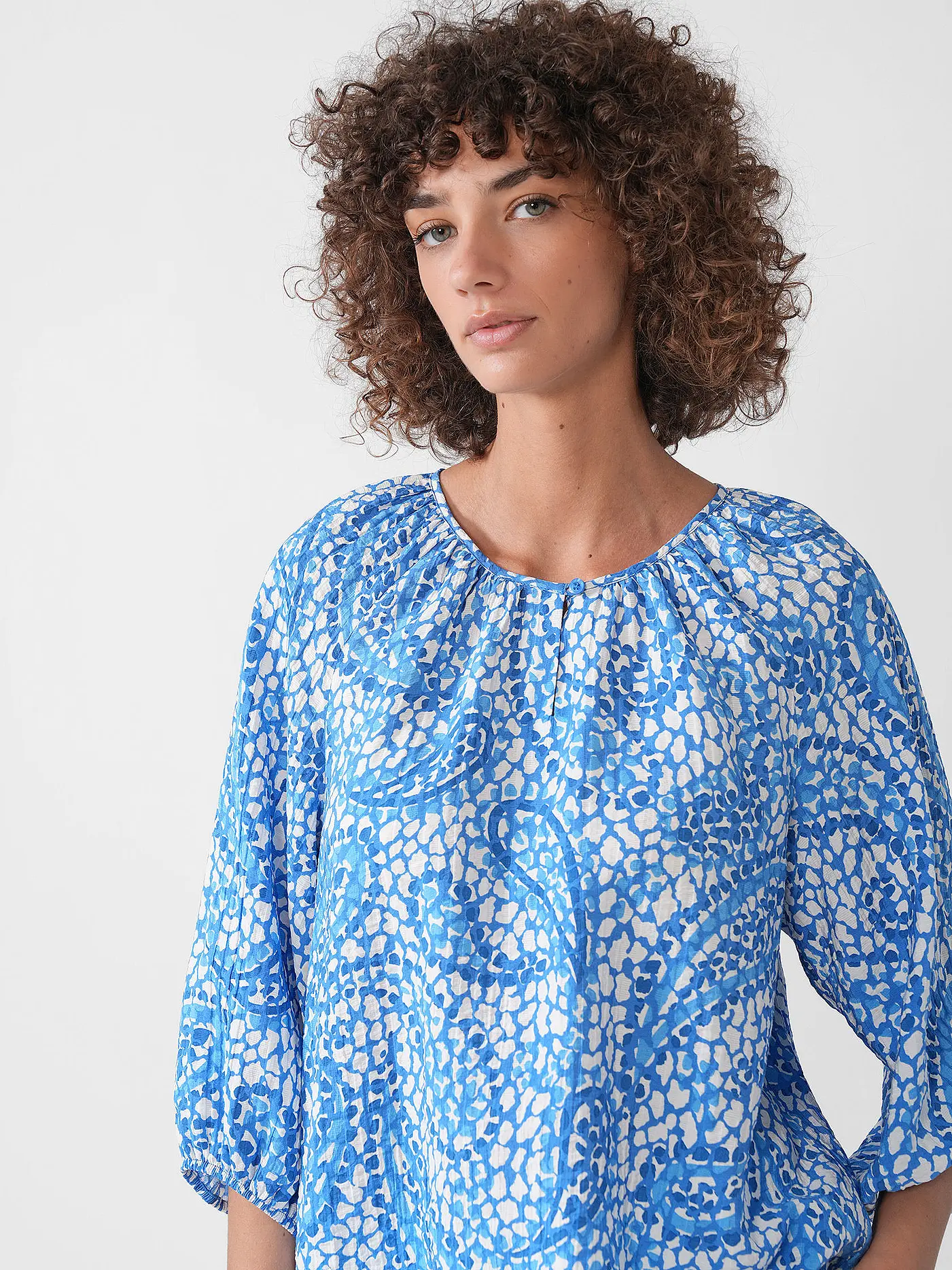 S.OLIVER | Bluse  | blau