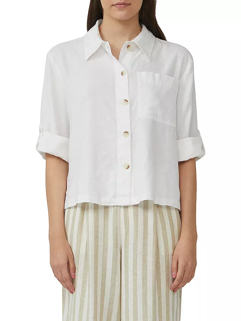 S.OLIVER | Bluse | weiss