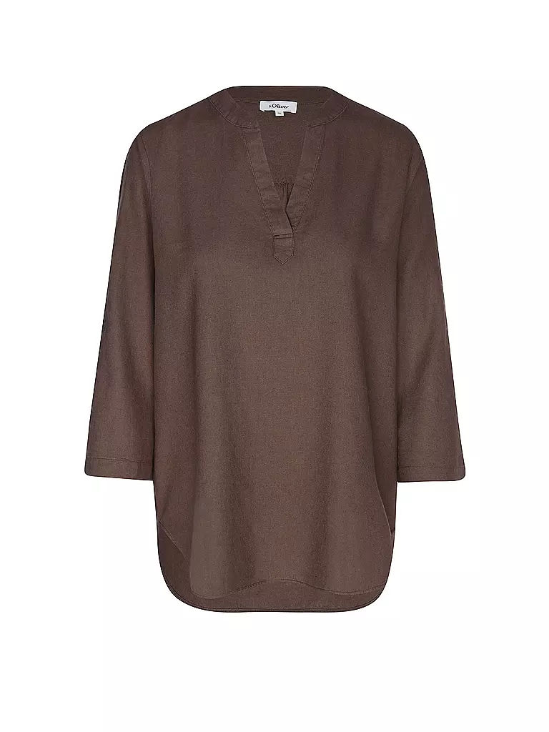 S.OLIVER | Blusenshirt  | braun