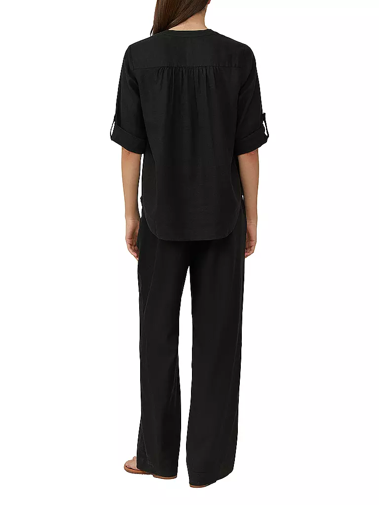 S.OLIVER | Blusenshirt  | schwarz