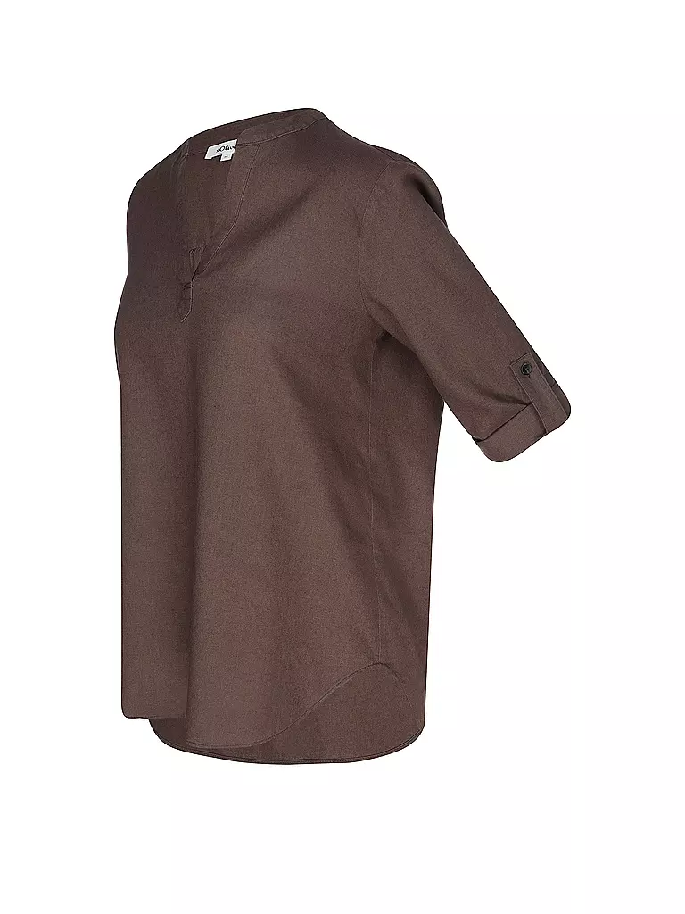 S.OLIVER | Blusenshirt  | braun