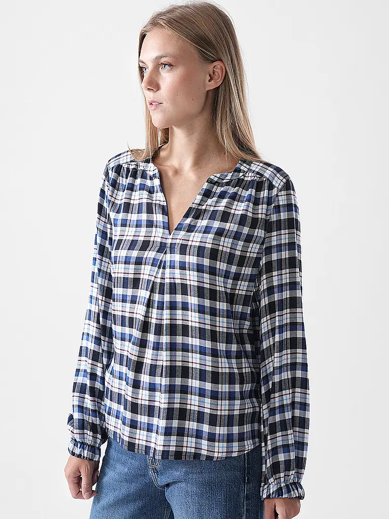 S.OLIVER | Blusenshirt  | blau