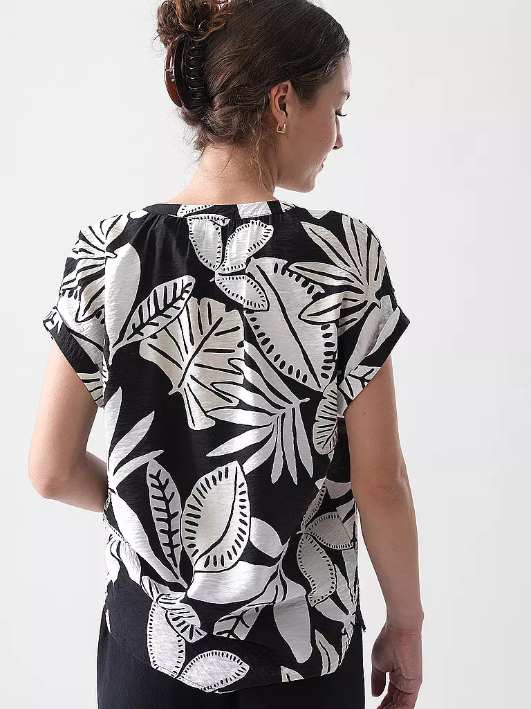 S.OLIVER | Blusenshirt  | schwarz
