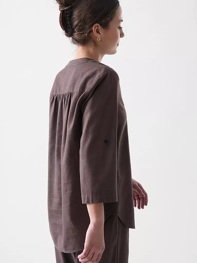 S.OLIVER | Blusenshirt  | braun