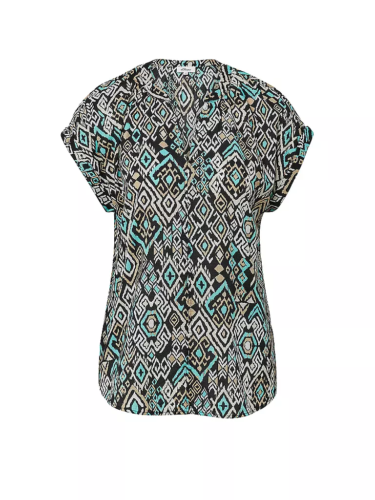 S.OLIVER | Blusenshirt | schwarz