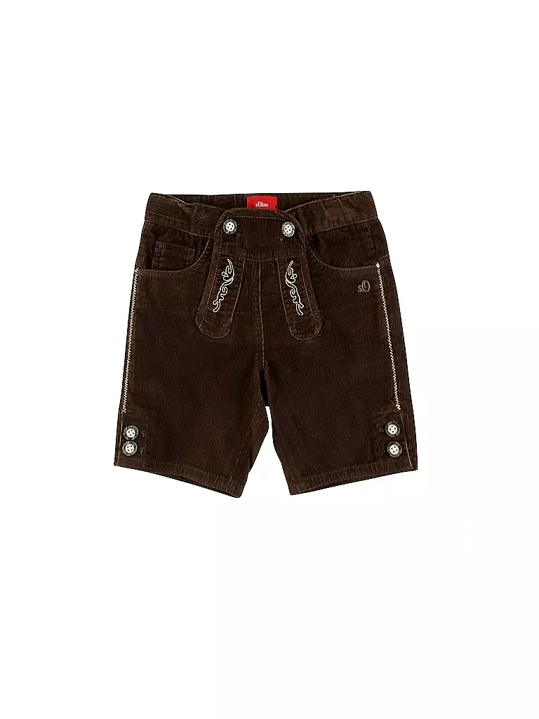 S.OLIVER | Cord-Lederhose Regular-Fit | 