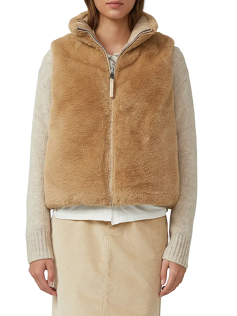 S.OLIVER | Gilet in Felloptik | 