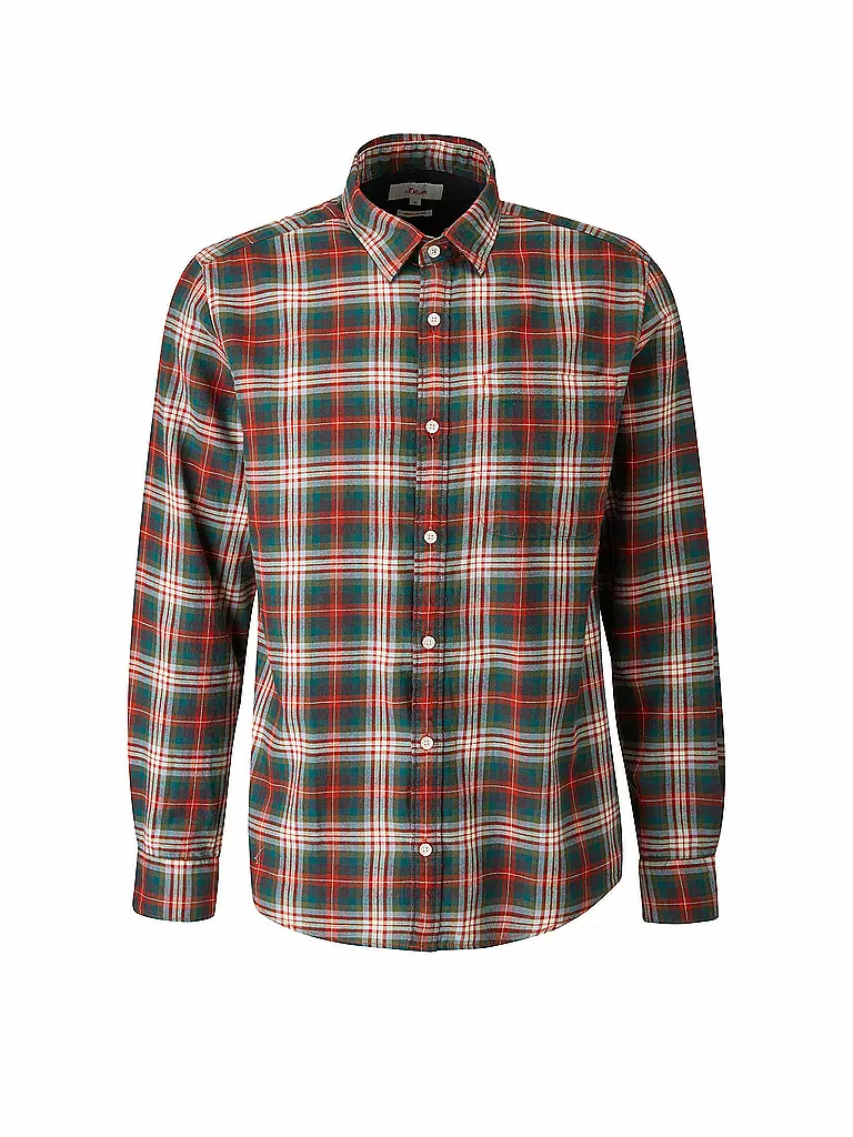S.OLIVER | Hemd Regular Fit | orange