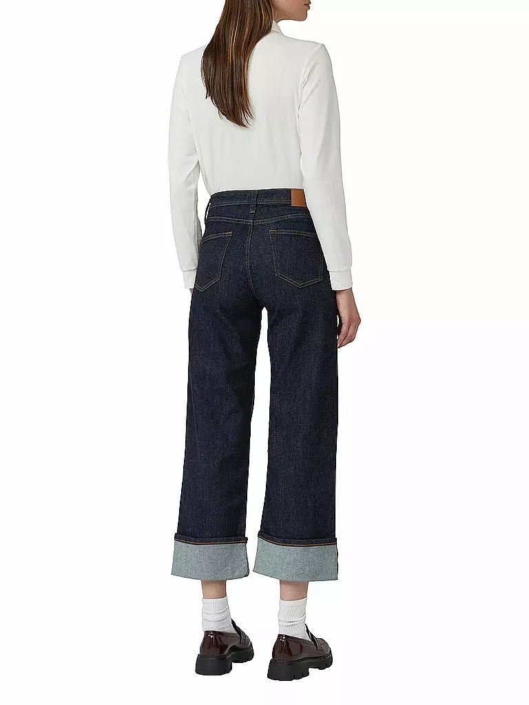 S.OLIVER | Jeans 7/8 Wide Leg | dunkelblau