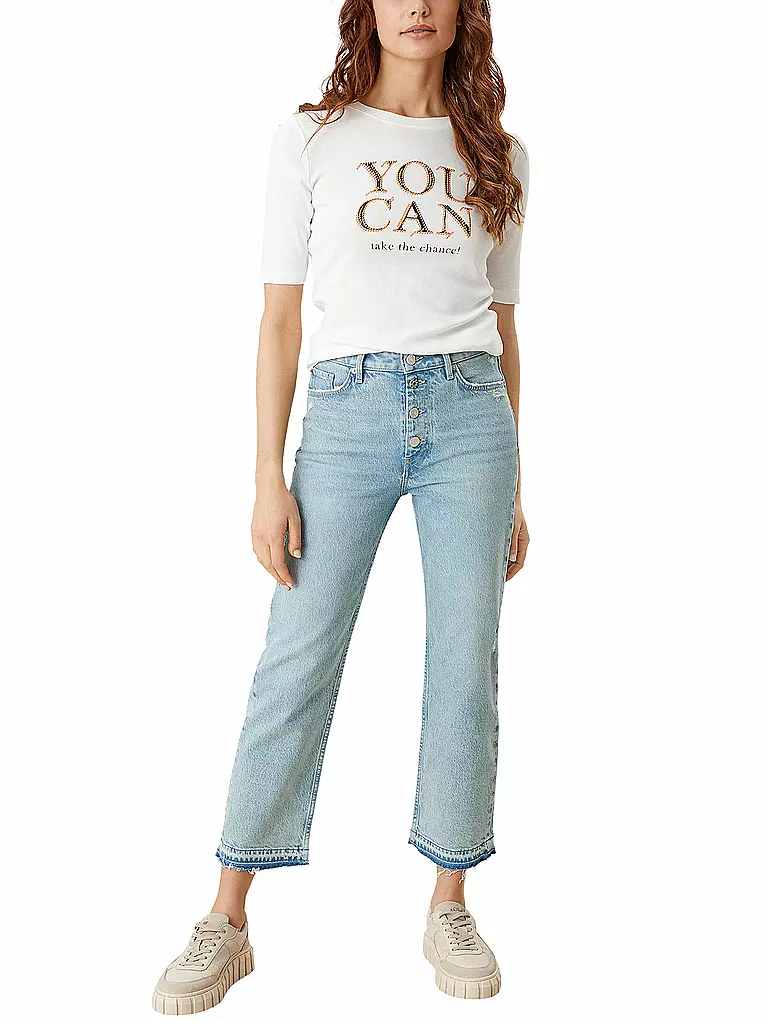 S.OLIVER | Jeans Boyfriend Fit 7/8 | hellblau