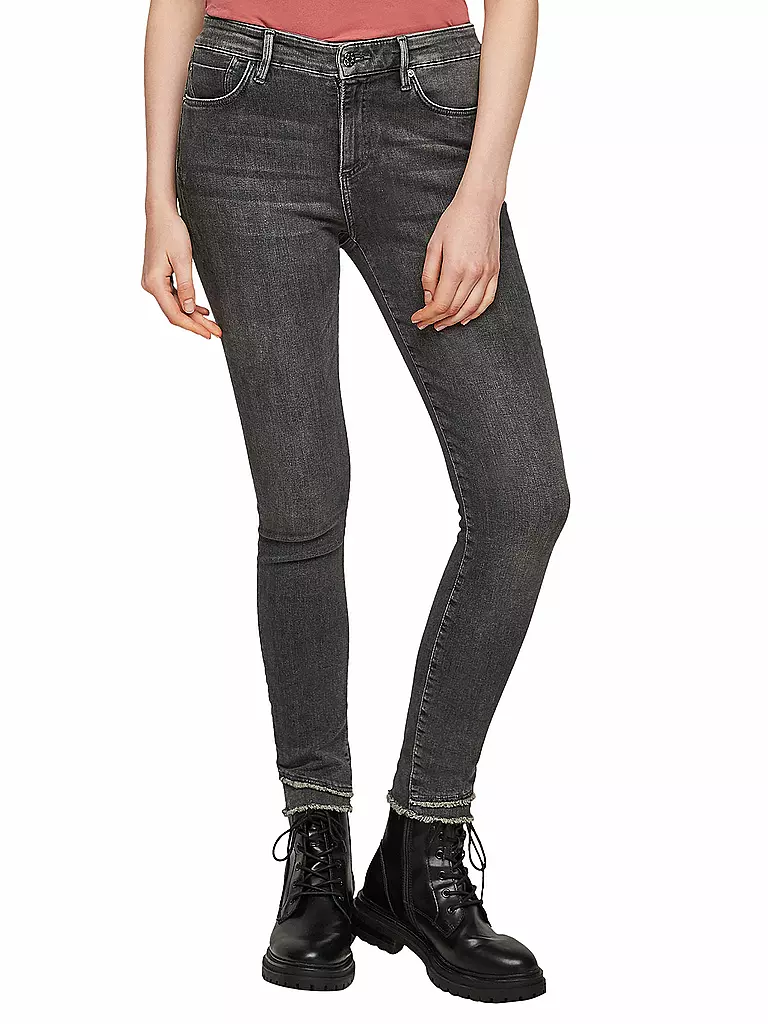 S.OLIVER | Jeans Skinny Fit 7/8 | grau