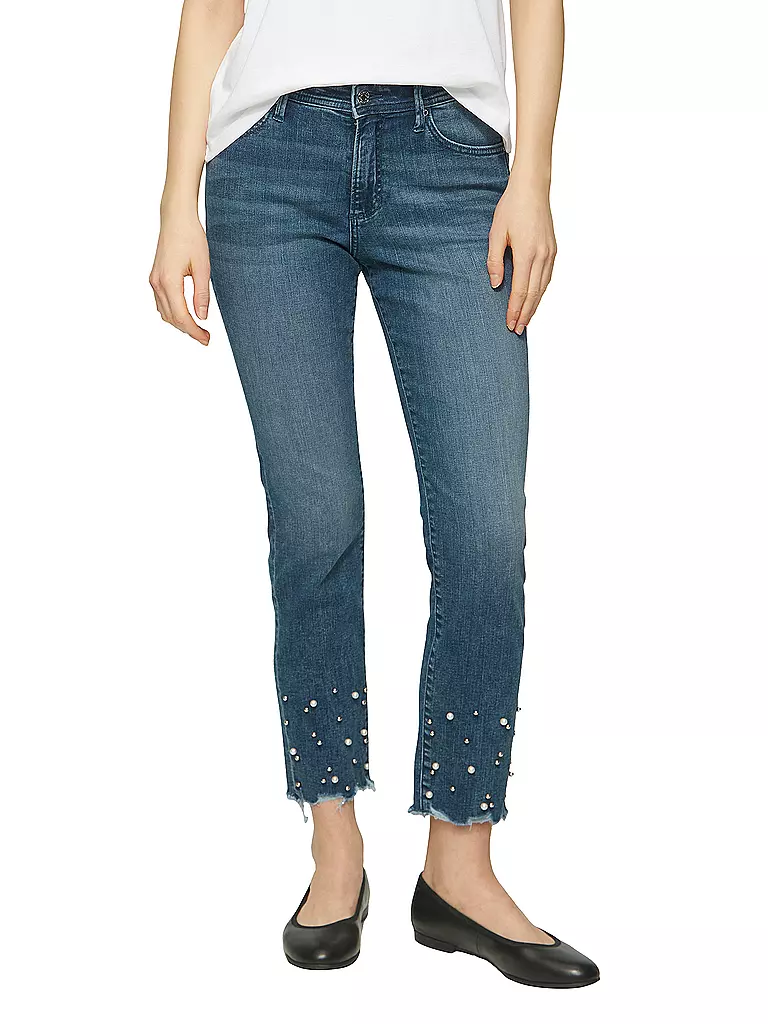 S.OLIVER | Jeans Slim Fit 7/8  | dunkelblau