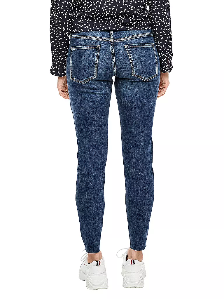 S.OLIVER | Jeans Slim-Fit "Shape Ankle" | blau