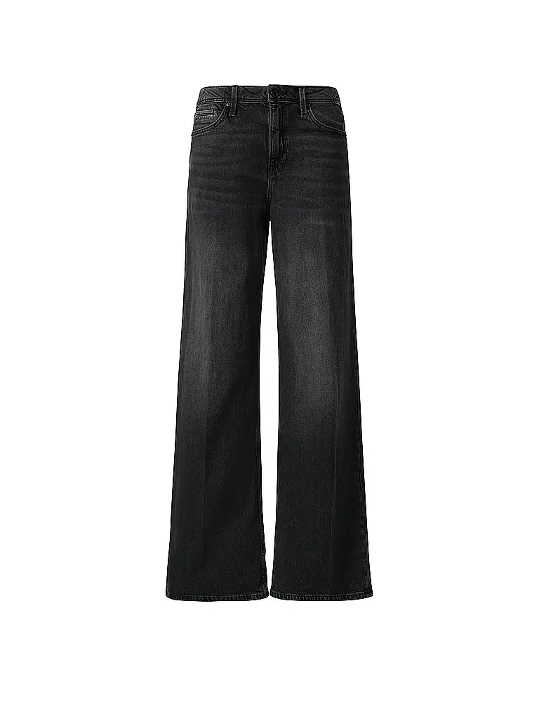 S.OLIVER | Jeans Wide Leg  | schwarz