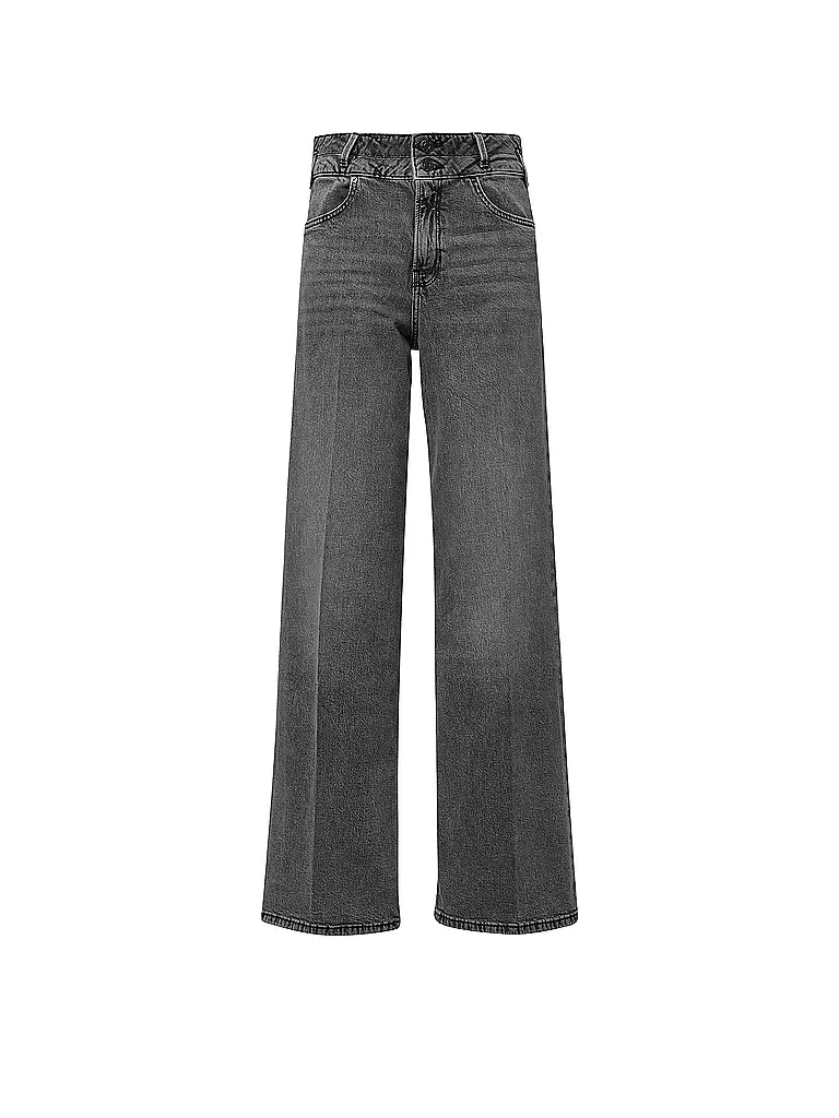 S.OLIVER | Jeans Wide Leg  | grau