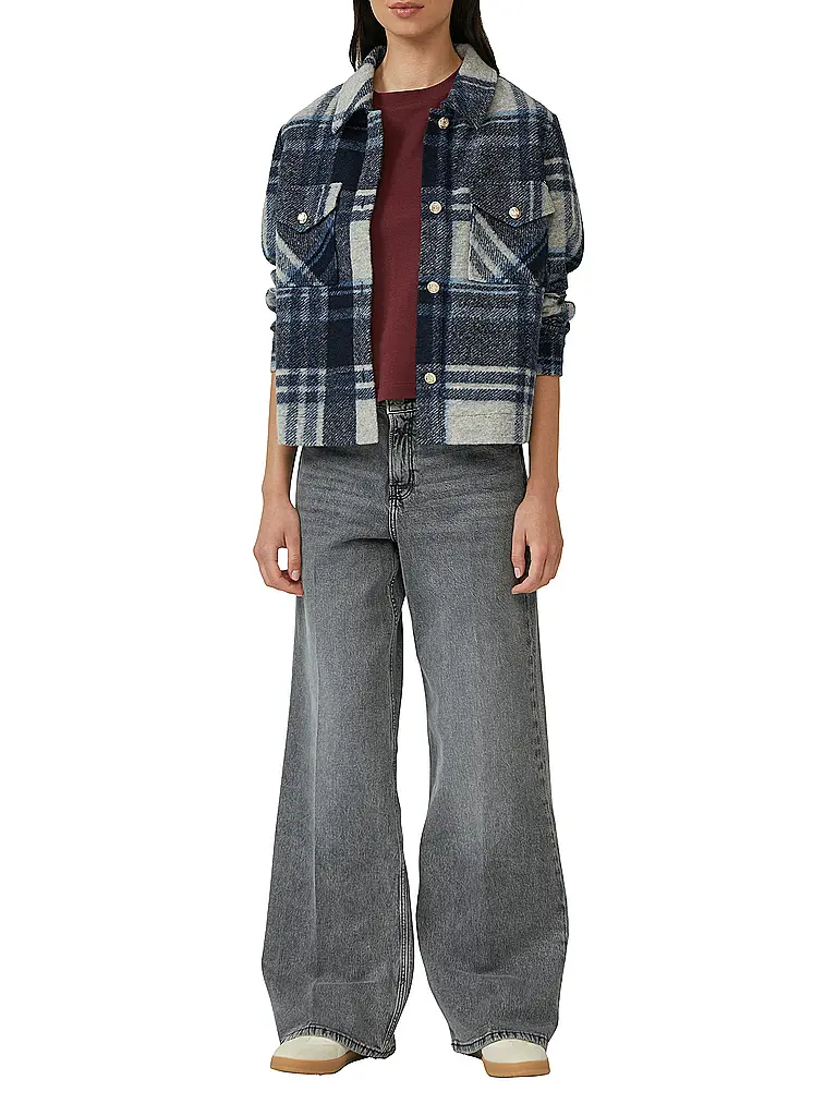 S.OLIVER | Jeans Wide Leg  | grau