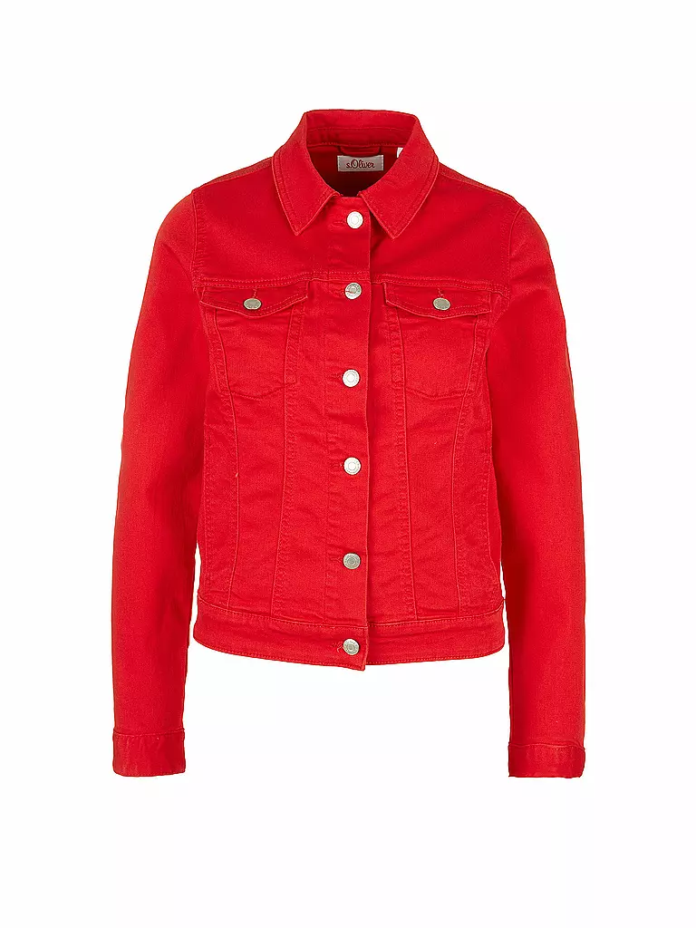 S.OLIVER | Jeansjacke  | rot