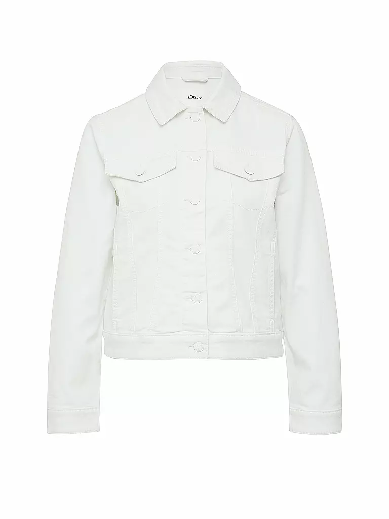 S.OLIVER | Jeansjacke  | weiss