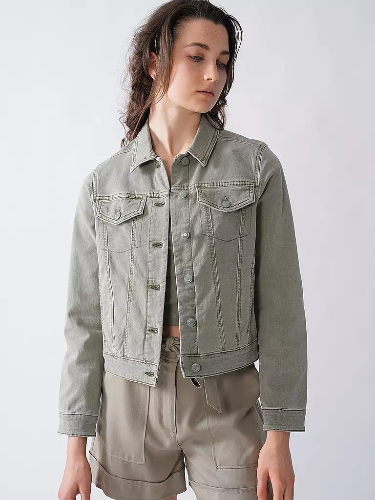 S.OLIVER | Jeansjacke  | grau