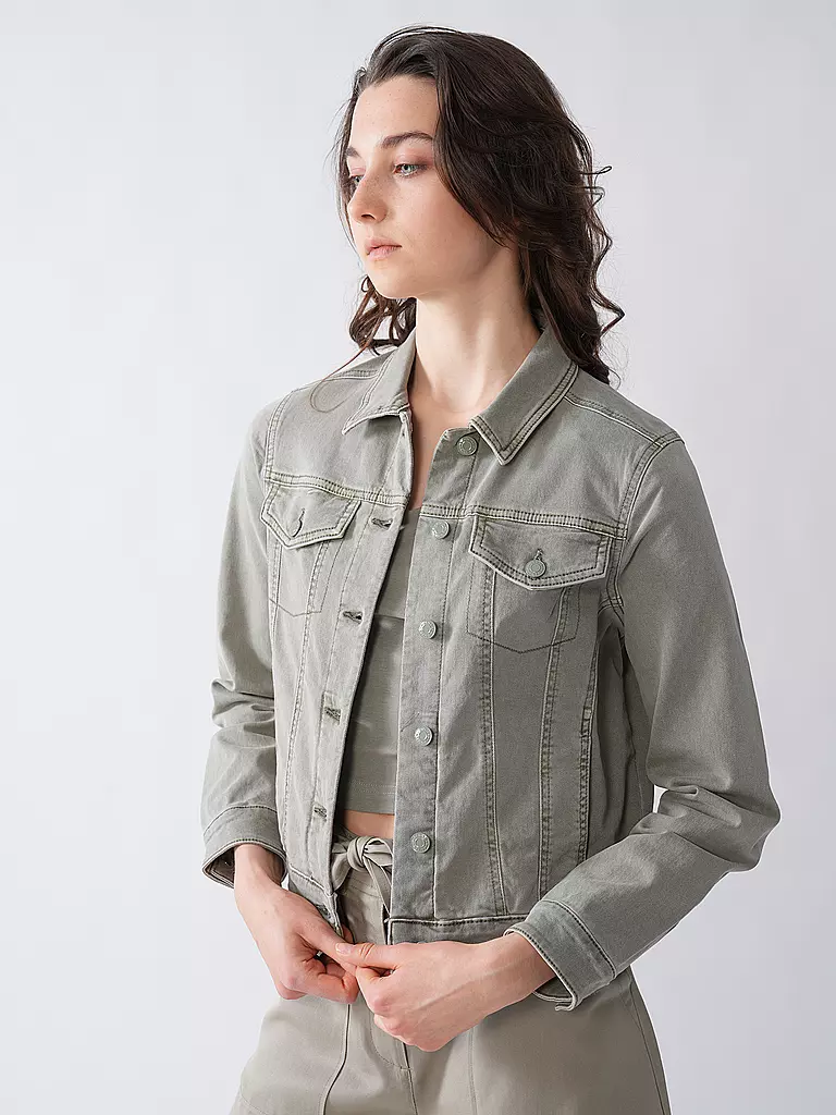 S.OLIVER | Jeansjacke  | grau