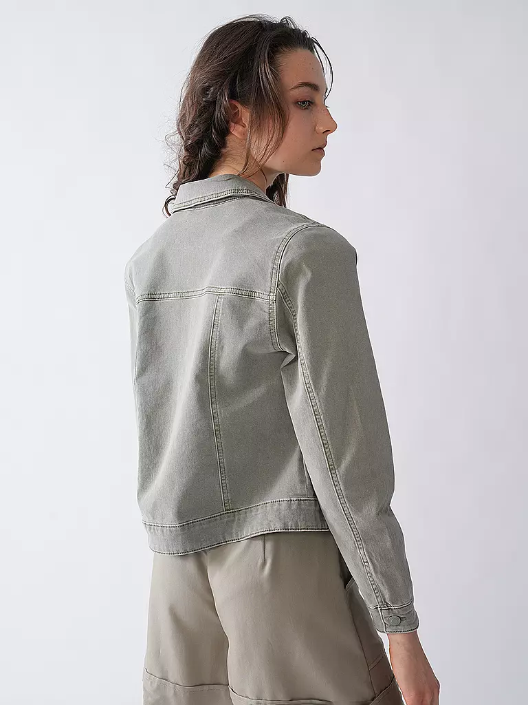 S.OLIVER | Jeansjacke  | grau