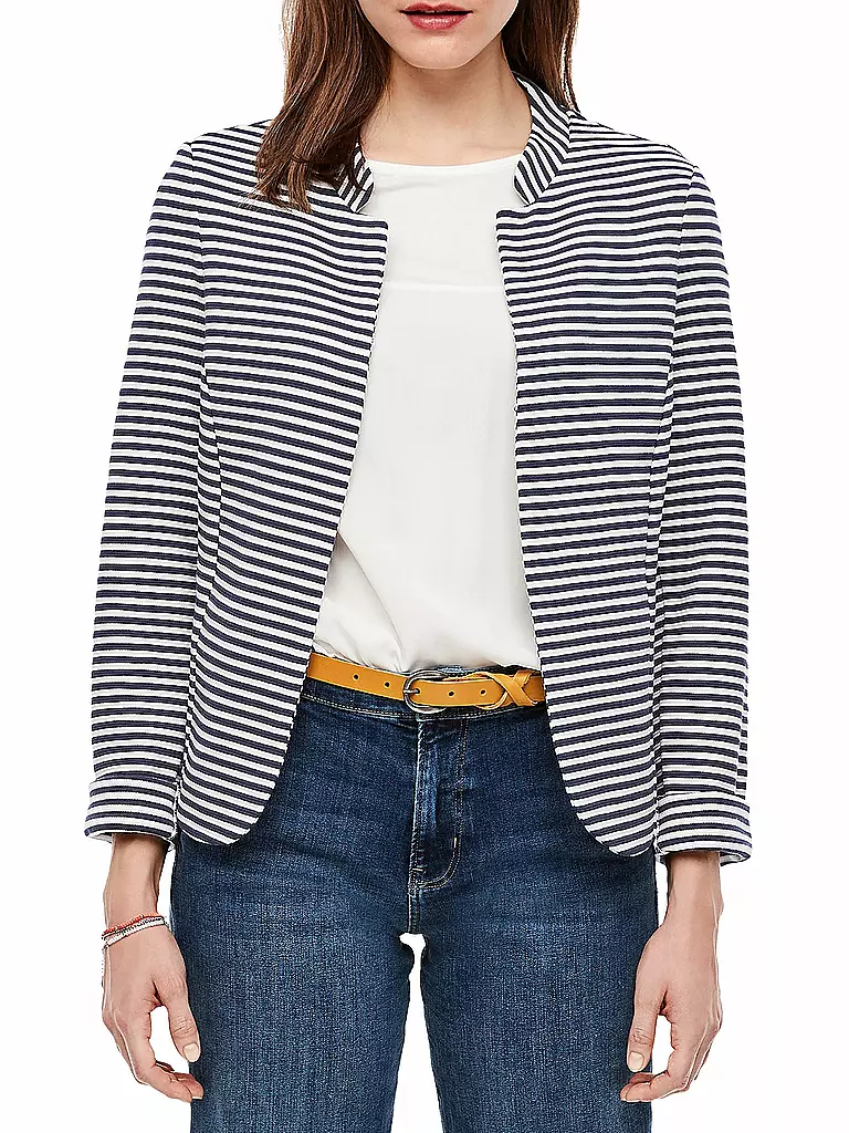 S.OLIVER | Jerseyblazer | blau