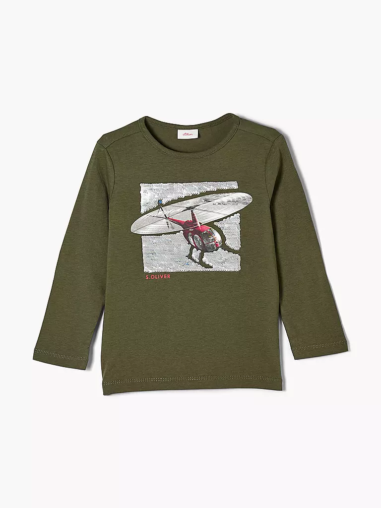 S.OLIVER | Jungen Langarmshirt | olive