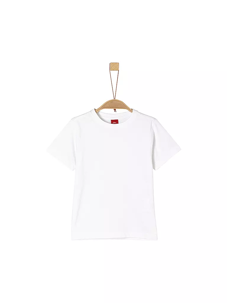 S.OLIVER | Jungen-Basicshirt Regular-Fit | weiß