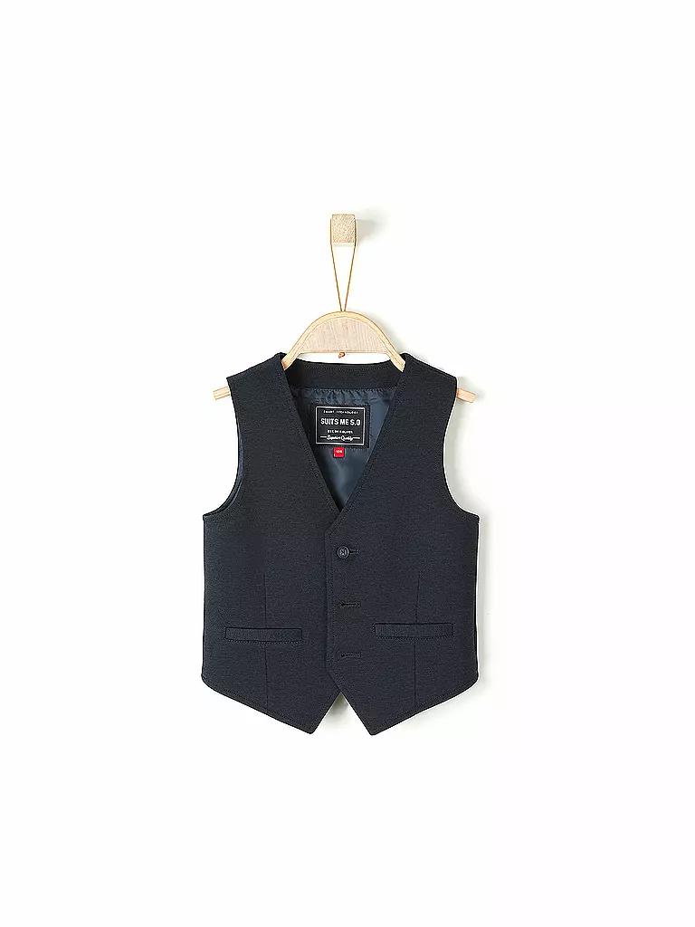 S.OLIVER | Jungen-Gilet Regular-Fit | blau