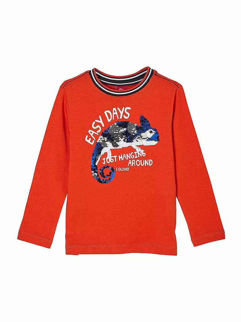 S.OLIVER | Kinder Langarmshirt  | orange