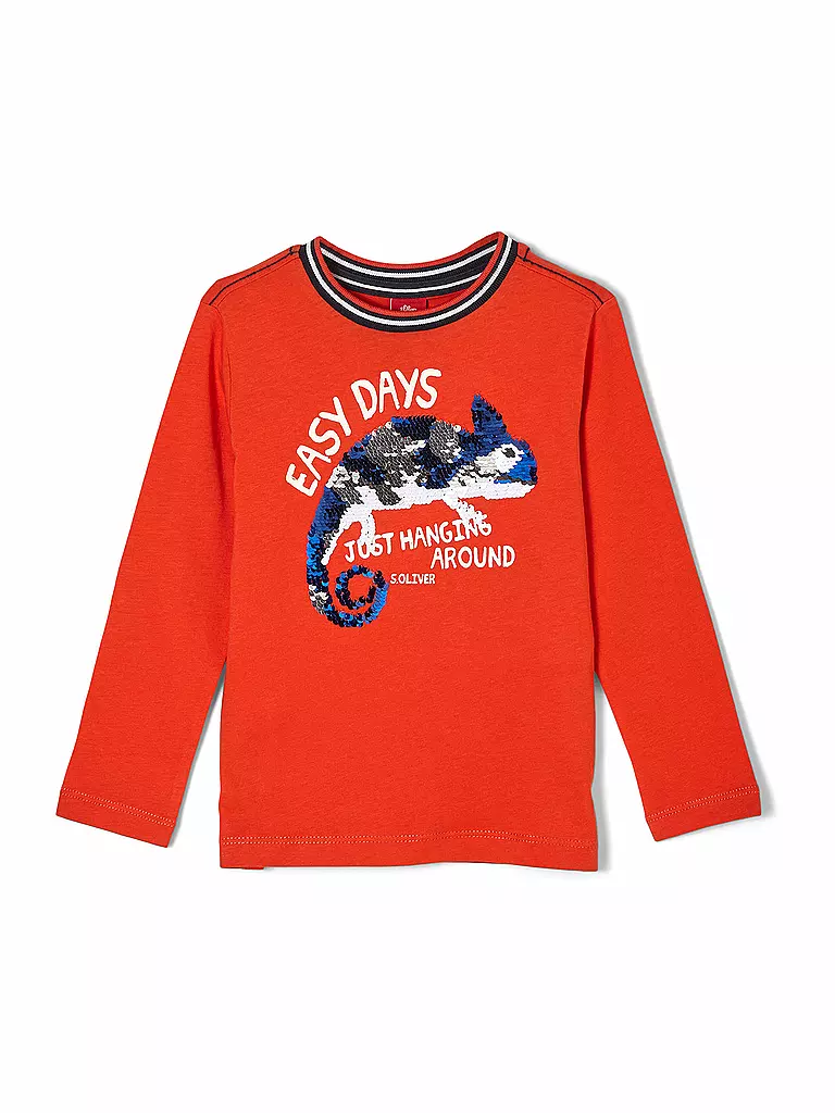 S.OLIVER | Kinder Langarmshirt  | orange