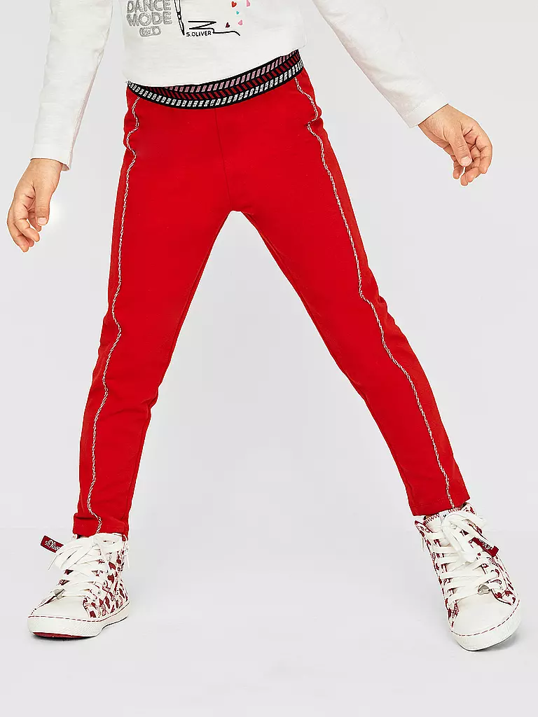 S.OLIVER | Kinder Leggings | rot