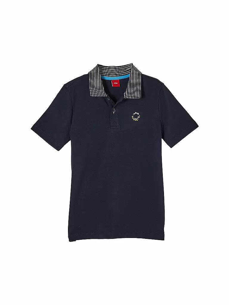 S.OLIVER | Kinder Poloshirt  | blau