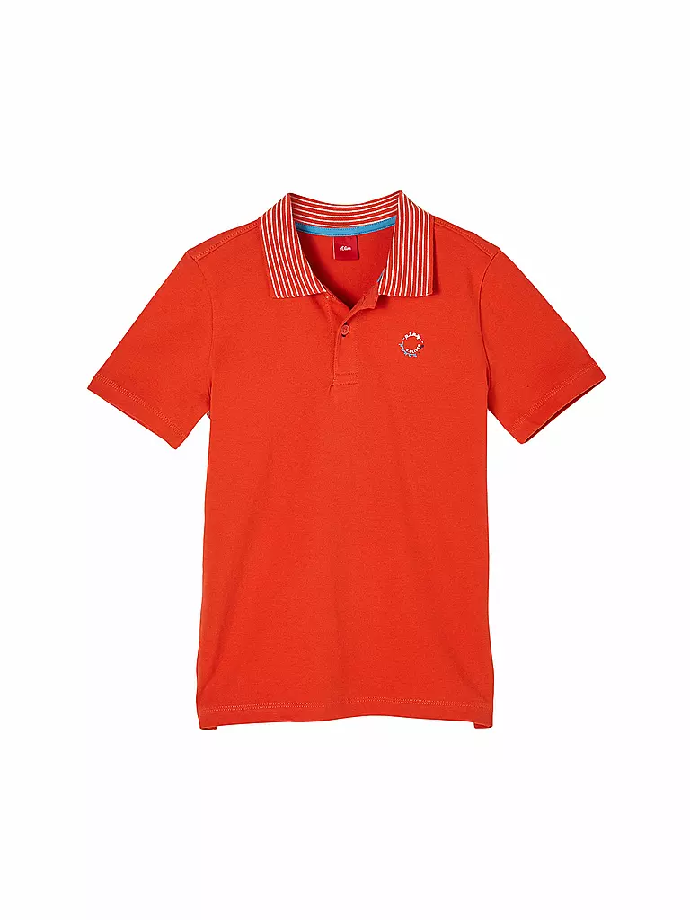 S.OLIVER | Kinder Poloshirt  | orange
