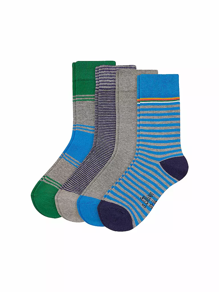 S.OLIVER | Kinder-Socken 4-er Pkg. | blau